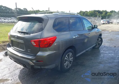 2017 Nissan Pathfinder Sl из США, поврежденный, VIN 5N1DR2MMXHC602961